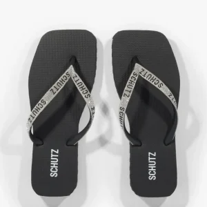 CHINELO BRILHO PRETO S 22295 0010 0001 SCHUTZ
