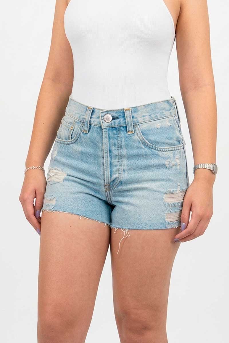 SHORTS JEANS BOYFRIEND BARRA SHFEM00031S REVANCHE - Image 2