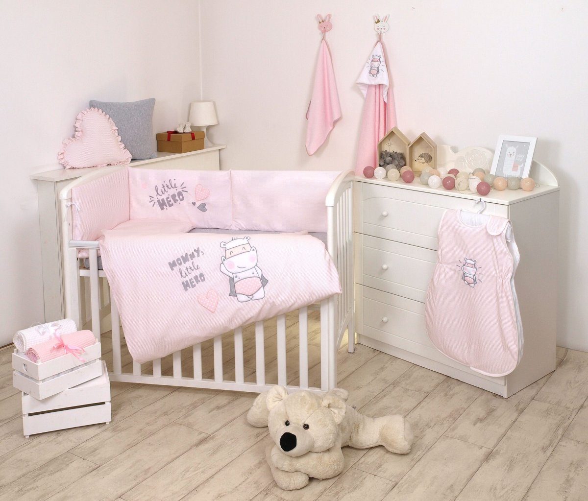 Conjunto de berço bebé, roupa de cama bebé - Image 7