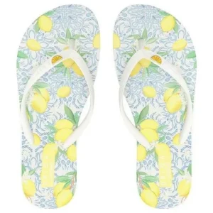 CHINELO DE DEDO BRANCO ESTAMPADO LIMÃO Z 19026 0101 0003 BRIZZA