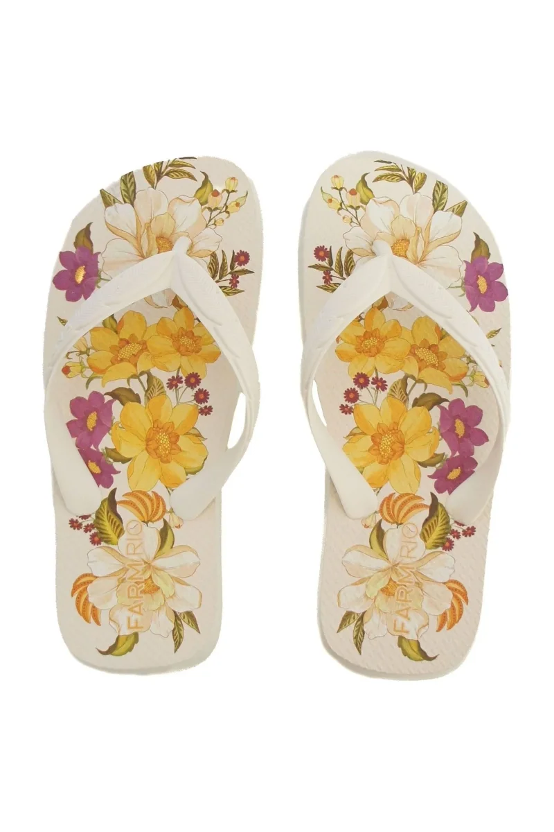 CHINELO FLIP FLOP JANGADA BRANCO J 10088 0025 0002 FARM SHOES - Image 2
