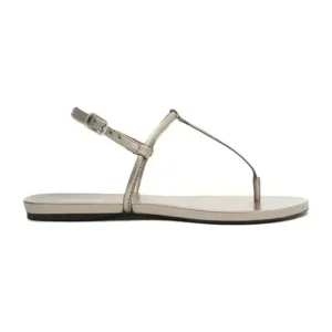 SANDÁLIA RASTEIRA PRATA SLIM BICO REDONDO A 03274 0012 0100 AREZZO