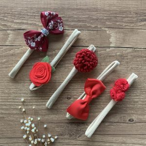 Faixa Bebe Premium Kit com 5 Sortidos Vermelho