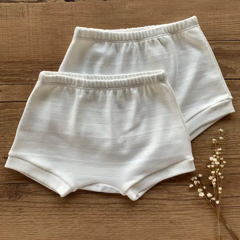 Kit 2 Shorts Bebê em Algodão Egípcio Pérola - Image 2